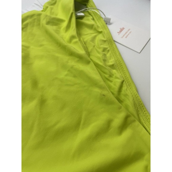 NWT Andie The Banded Cheeky Bottom Neon Lemon Swim Suit Briefs Size Large - Picture 6 of 9